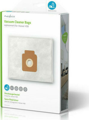 Nedis Vacuum Cleaner Bags 4pcs Compatible with Hoover Vacuum Cleaners