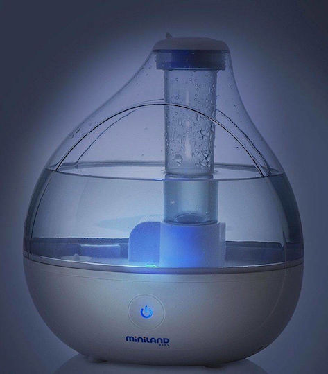 Miniland Humidrop 89173 Humidifier / Ionizer Ultrasonic 38W for Spaces 15m²