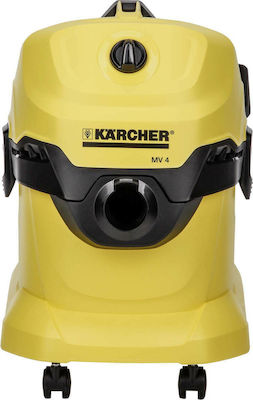 Karcher WD 4 Nass- und Trockensauger Flüssigkeiten / Feststoffe 1000W mit Behälter 20Es