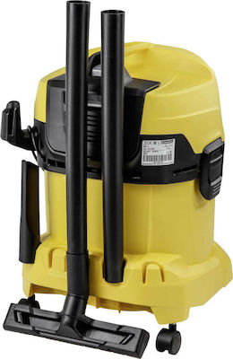 Karcher WD 4 Nass- und Trockensauger Flüssigkeiten / Feststoffe 1000W mit Behälter 20Es
