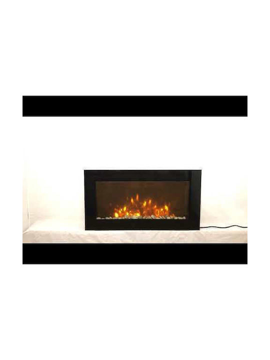 Hitense EX150-SLIM3D L.E.D Wall Mounted Electric Fireplace 2000W 73x40cm Black