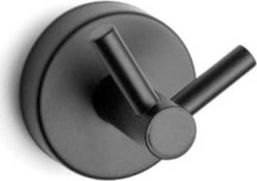 Karag Double Wall-Mounted Bathroom Hook 6x6cm Karag Double Wall-Mounted Bathroom Hook 6x6cm