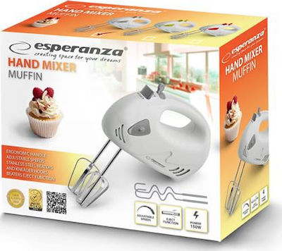 Esperanza Hand Mixer 125W Gray