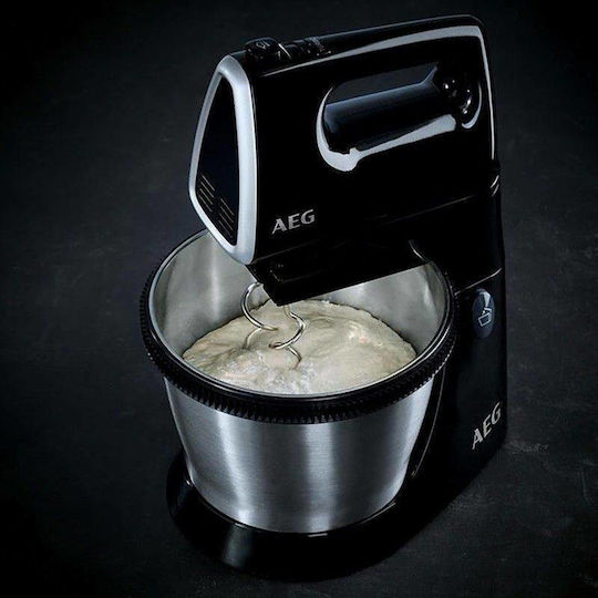 AEG SM3300 Μίξερ με Inox Κάδο 3.5lt Μαύρο 350W