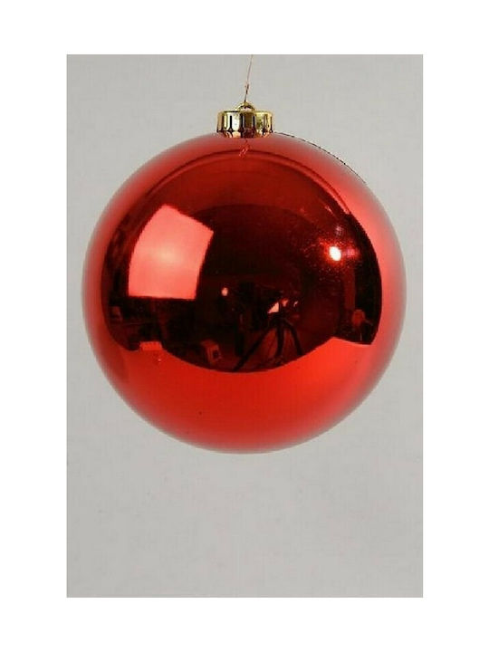 Kaemingk Christmas Plastic Ball Ornament Red 20cm