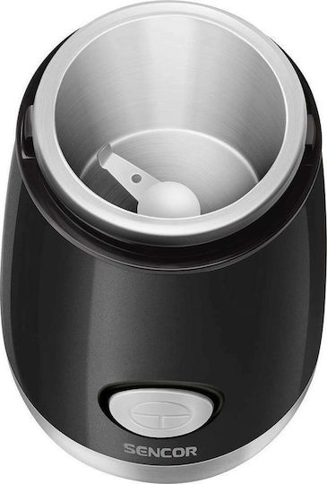 Sencor Ηλεκτρικός Μύλος Καφέ 150W με Χωρητικότητα 60gr Μαύρος