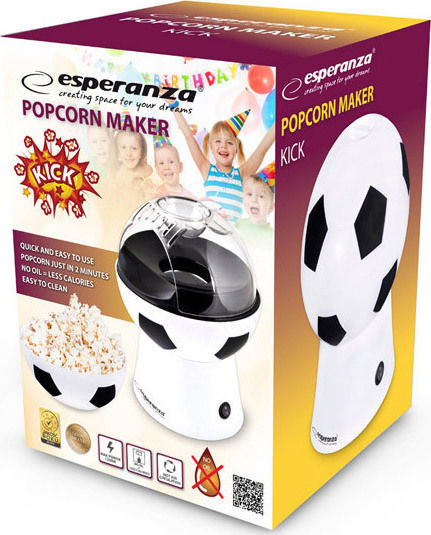 Esperanza Popcorn Maker Hot Air 1200W