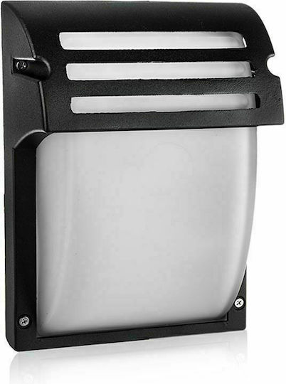 V-TAC Aplica de exterior montată pe perete E27 IP44 24.5x18x9.3εκ.