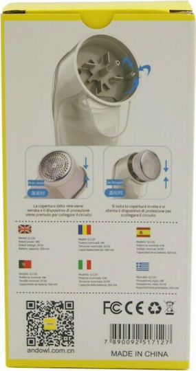 Andowl Qc20 Fabric Shaver White