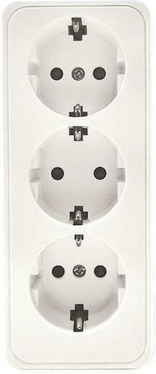 Eurolamp Power Socket White 1pcs