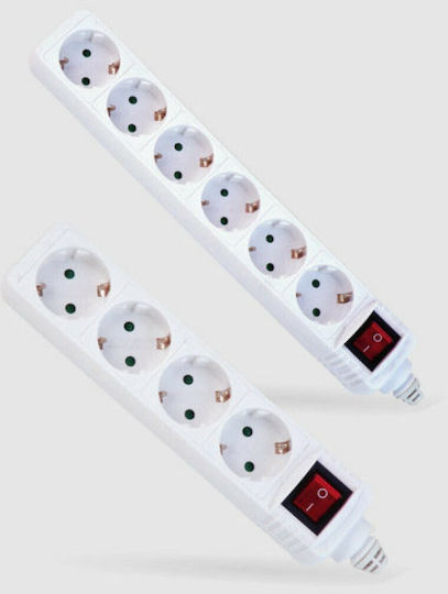 Geyer Power Strip 4 Positions with Switch and Cable 2m