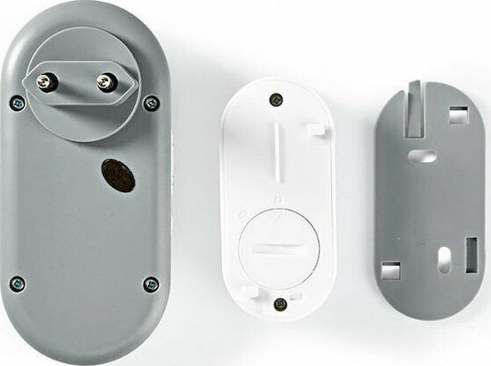 Nedis Wireless Doorbell with Built-in Do Not Disturb Function 80dB Gray