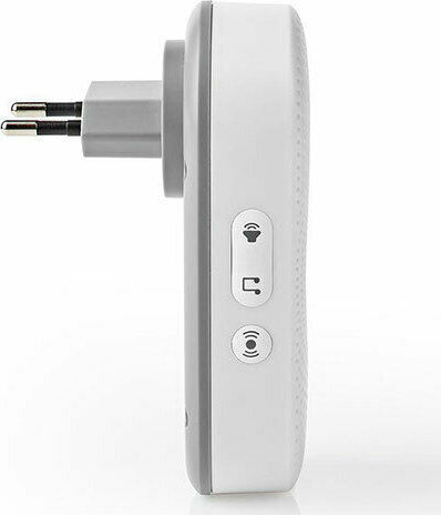 Nedis Wireless Doorbell with Built-in Do Not Disturb Function 80dB Gray
