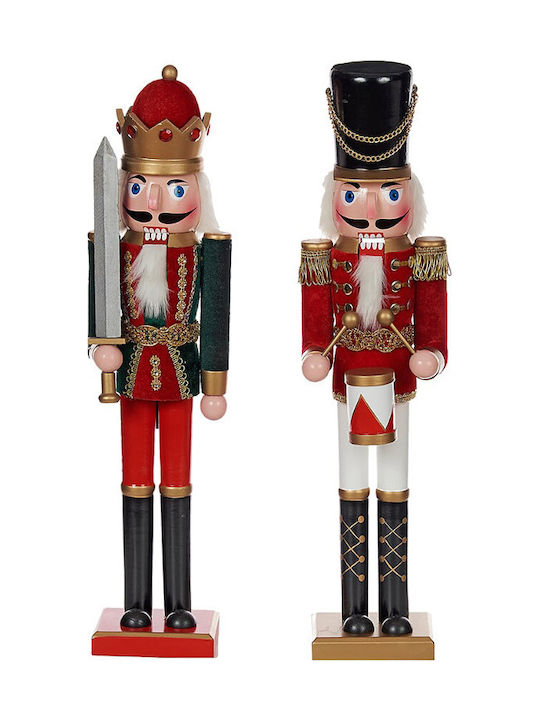 TnS Soldier Wooden Christmas Nutcracker 38cm (Various Designs)