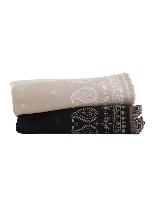 Nef-Nef Homeware Panter Ριχτάρι Πολυθρόνας Ζακάρ 170x180εκ. Ecru