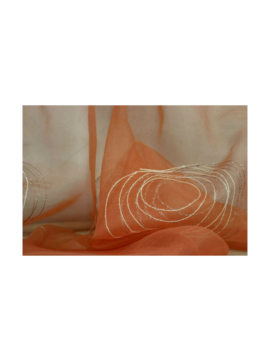 La Maison Blanche Curtain with Pencil Pleat Orange 145x300cm