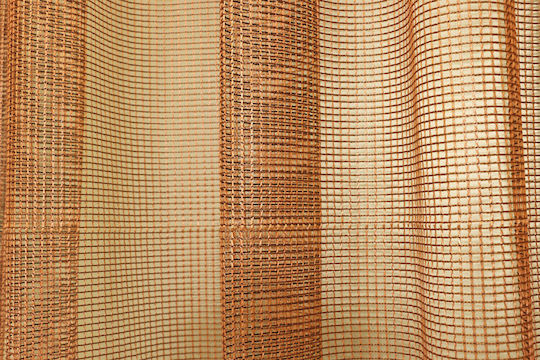 La Maison Blanche Curtain with Pencil Pleat Orange 145x300cm