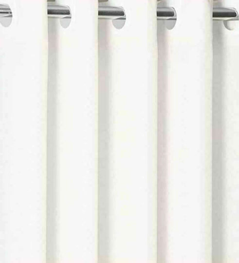 Nef-Nef Homeware Κουρτίνα Μπάνιου 180x180 Shower White
