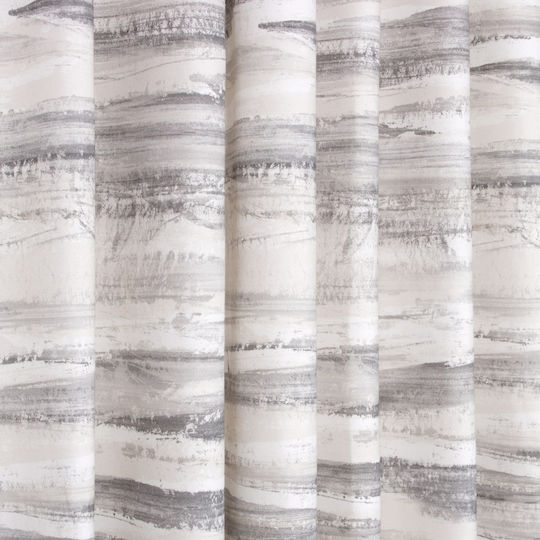 Anna Riska Κουρτίνα με Τρέσα Des Granite Grey 280x270εκ.