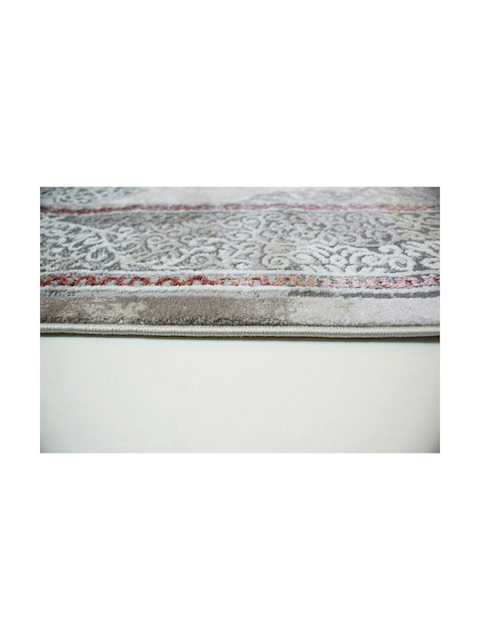 Tzikas Carpets Bedroom Rugs Set Elements Grey-pink 159-0-355-33116-955 2pcs