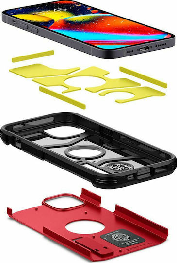 Spigen Tough Armor Back Cover Plastic / Silicone 2mm Red (iPhone 13)