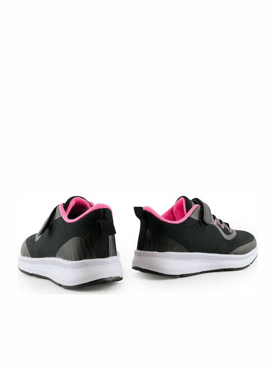 233 Παιδικά Sneakers με Σκρατς Μαύρα