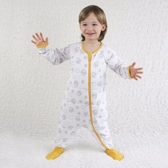 Owli Winter Schlafsack mit Füßen Sheep 2.7 Tog Yellow