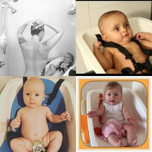 Charli Chair Baby Bath Seat White