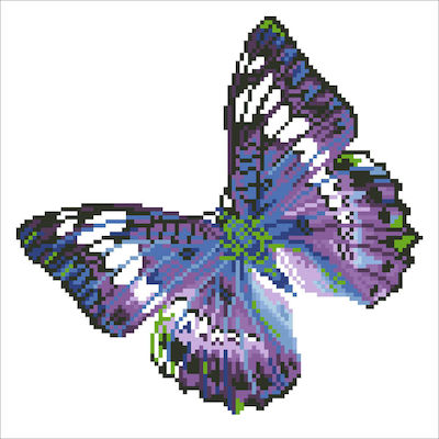 Diamond Dotz Canvas Diamond Painting Kit Mosaic - Flutter by Mauve