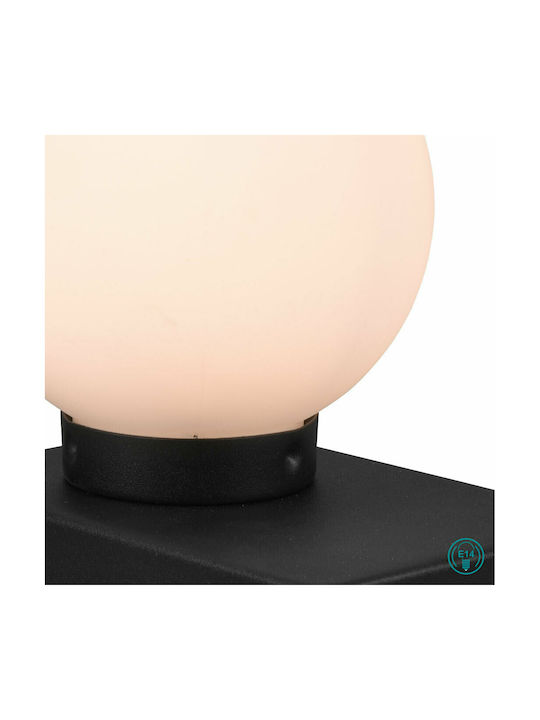 Trio Lighting Davi Decorative Lamp with Socket for Bulb E14 Black