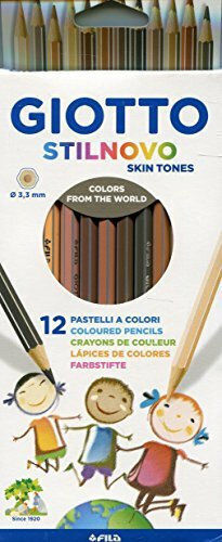 Giotto Stilnovo Skin Tones Комплект цветни моливи 12бр Пакет от 1 опаковки