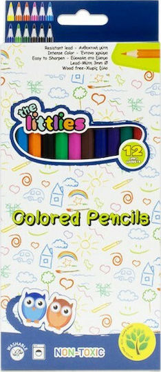 The Littlies Ξυλομπογιές Σετ 12 χρώματα