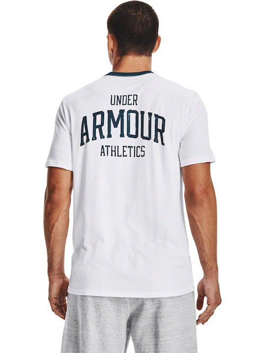 Under Armour Originators Athletics T-shirt Bărbătesc cu Mânecă Scurtă Alb