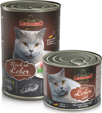 Leonardo Κονσέρβα Wet Food for Adult Cats In Can with Liver 1pc 400gr