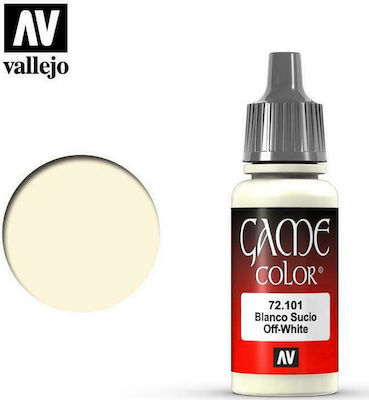 Acrylicos Vallejo Game Model Making Paint Off-White 17ml 72.101