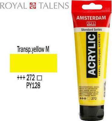 Royal Talens Amsterdam All Acrylics Standard Set Culori Acrilice Pictură Transparent Yellow Medium 272 120ml 1buc 17092722