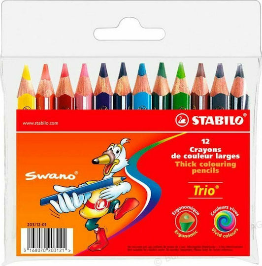 Stabilo Trio 205 Colored Pencil Set Short Package of 1 packages