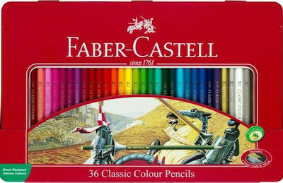 Faber-Castell Σετ Ξυλομπογιές σε Κασετίνα 24τμχ