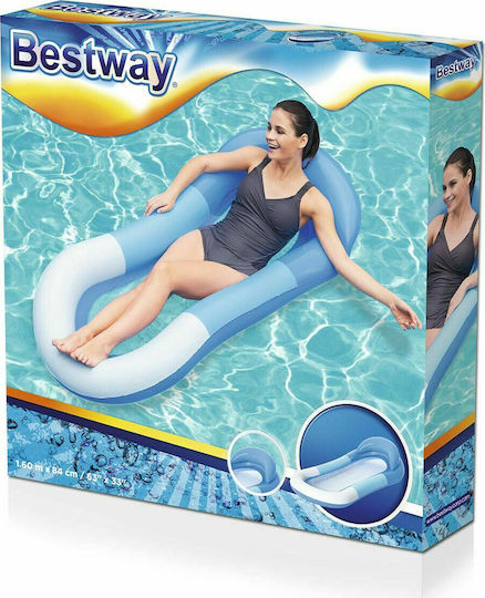 Bestway Inflatable Pool Mattress Turquoise 160x84cm