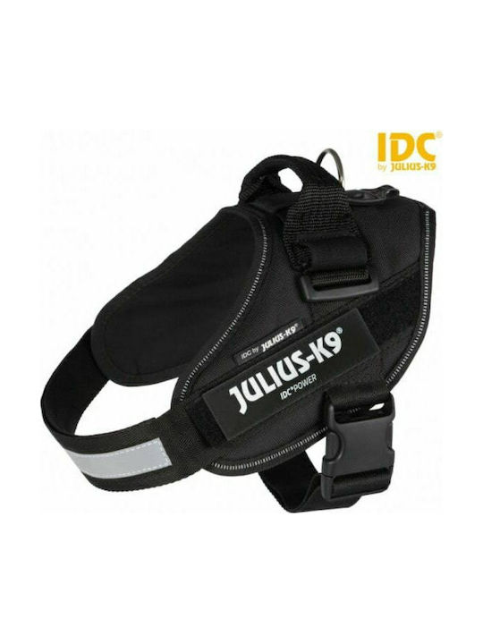 Julius K9 Σαμαράκι Σκύλου Γιλέκο IDC Powerharness Μαύρο XXX-Large 50mm x 82-115cm 14871