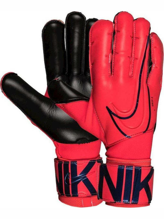 Nike Grip 3 Γάντια Τερματοφύλακα Ενηλίκων Κόκκινα