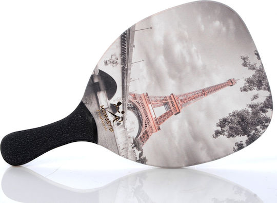 My Morseto Fashion Paris Плажен Тенис 400гр с Права Черна Дръжка