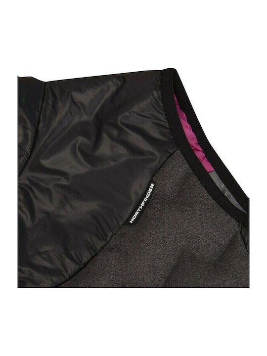 Simila Women's Short Sports Jacket for Spring or Autumn Black