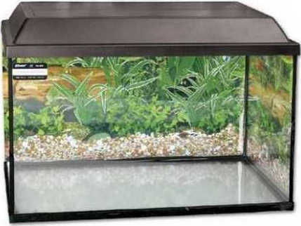 Resun SM-400 Fish Aquarium Capacity 30lt with Lighting, Filter and 40x25.5x35cm Black