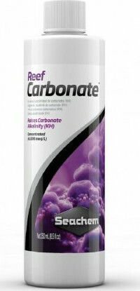 Seachem Reef Carbonate Βελτιωτικό Νερού Ενυδρείου για Ρύθμιση Ph/Kh και Ενίσχυση Βιταμινών 250ml