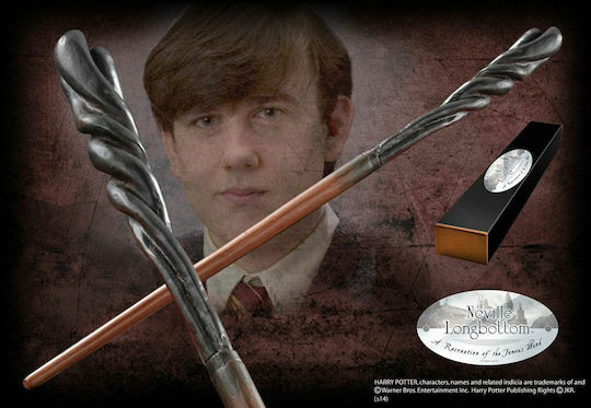 The Noble Collection Harry Potter Neville Longbottom Bagheta Lui Neville Longbottom Stick Replică Lungime 38cm Scară 1:1