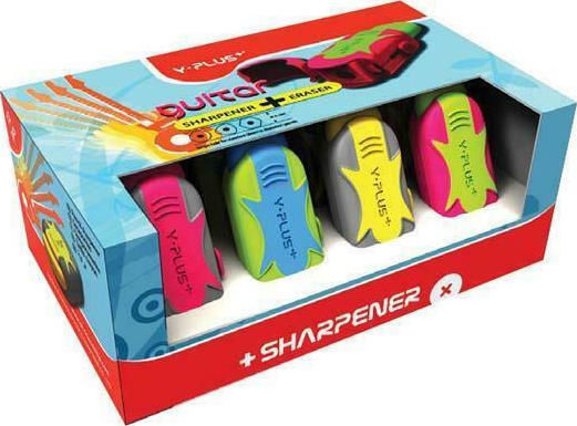 Diakakis Yplus Plastic Sharpener (Μiscellaneous Colours) 1pcs