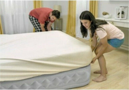 Intex Saltea Gonflabilă de Camping cu Pompă Integrată Supreme Air Flow 203x152x46εκ.