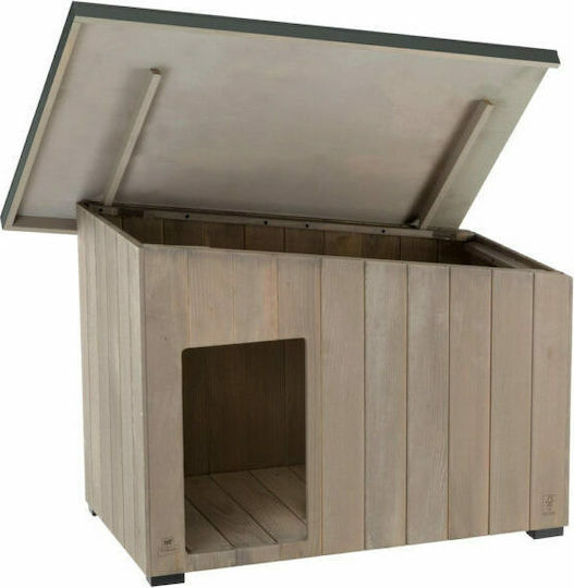 Ferplast Argo 100 Dog House Wooden Outdoor Beige 114.5x73x81cm
