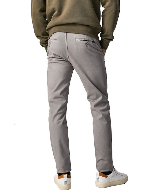 Pepe Jeans Charly Herrenhose Chino Elastisch in Slim Passform Gray